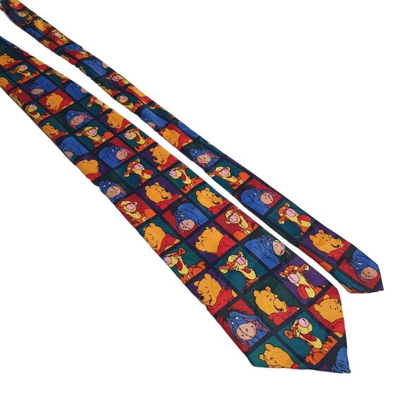 Disney Winnie The Pooh Character Tie Vintage Collectable Tigger Eeyore Disney - Picture 1 of 5